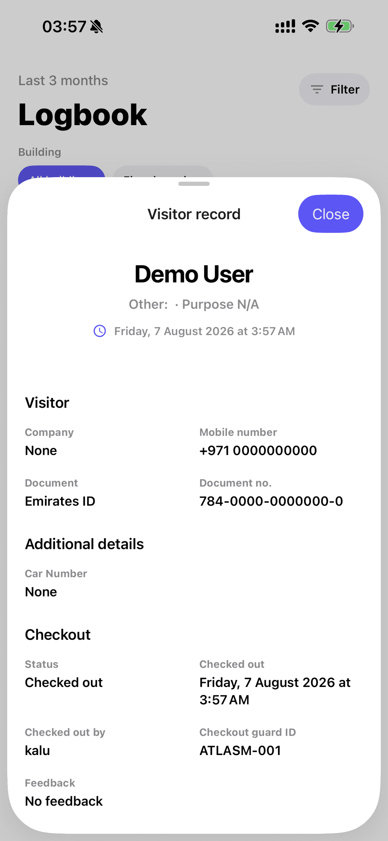 Repute Desk — Review the details